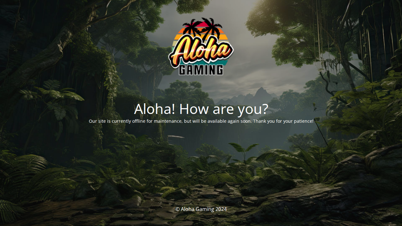 Aloha Gaming website
