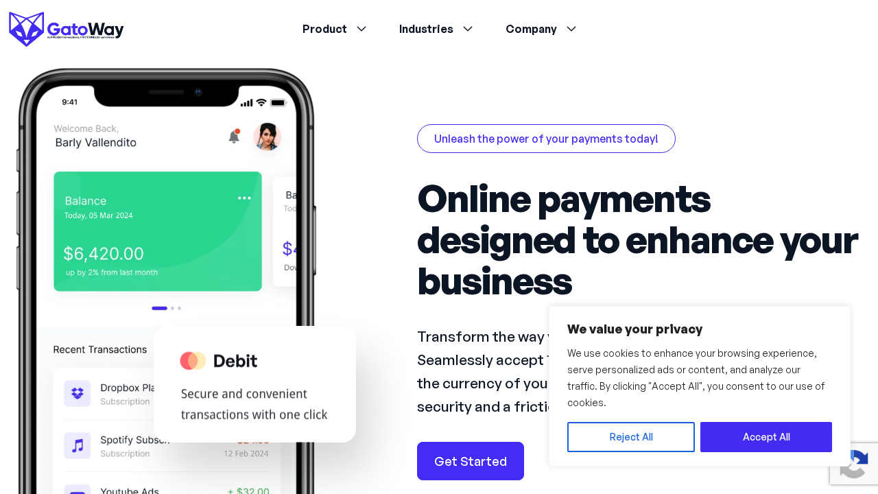 Gatoway website