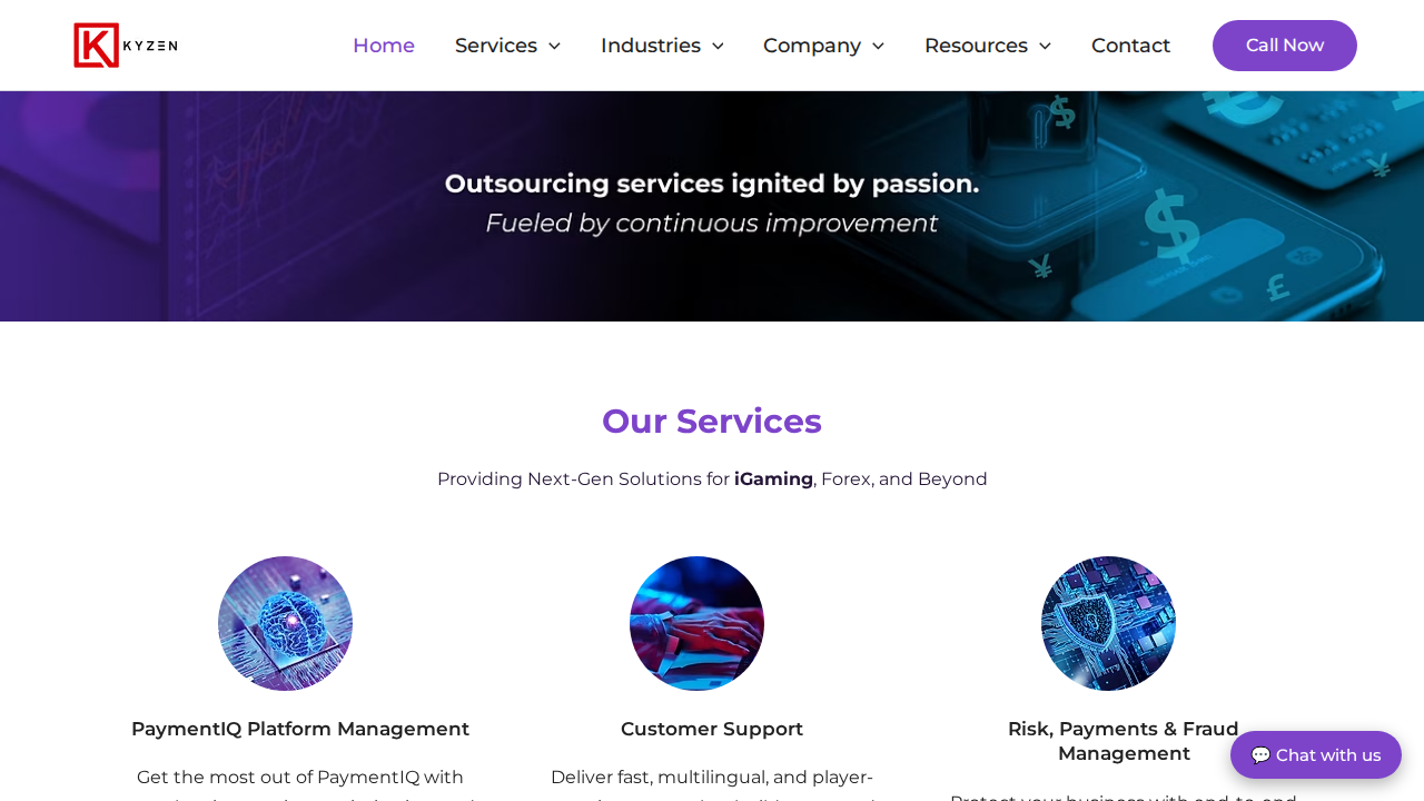 Kyzen website
