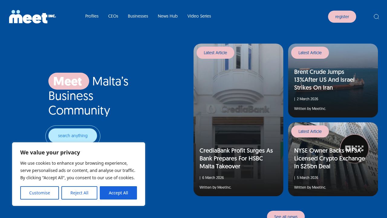 Meetinc website