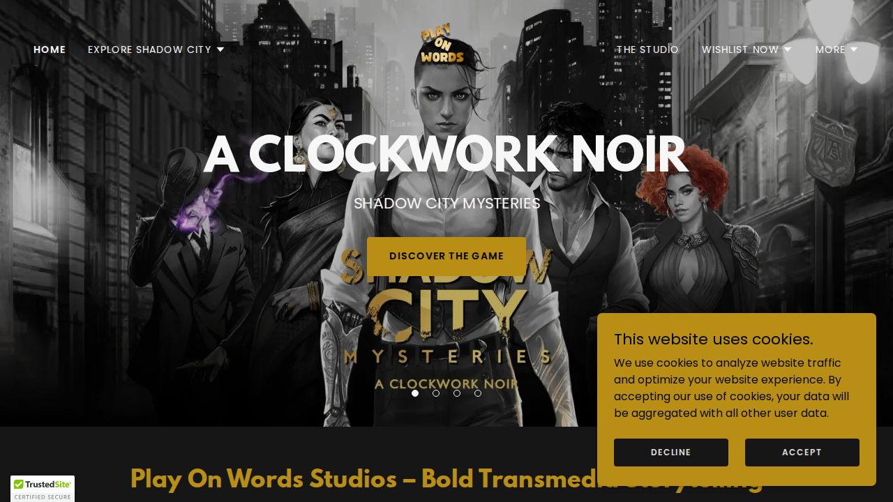 Play On Words Studios website
