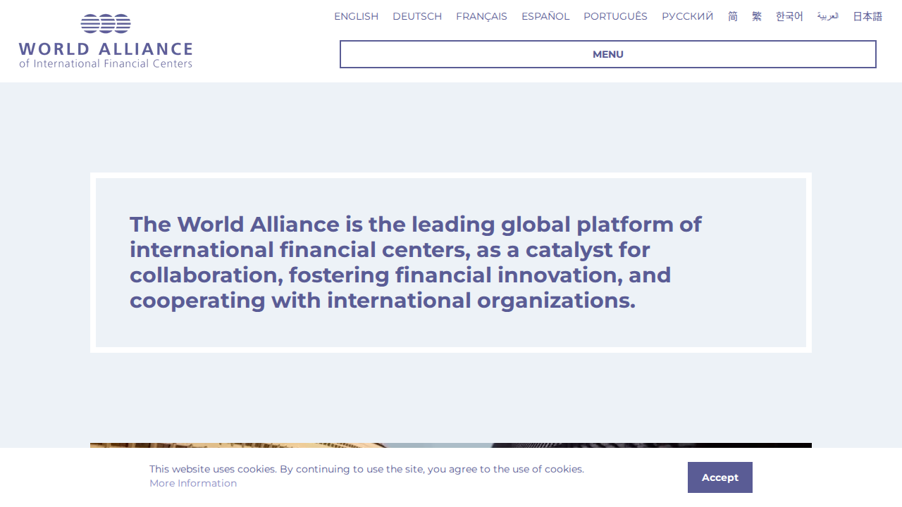 World Alliance Of International Financial Centers (waifc) website